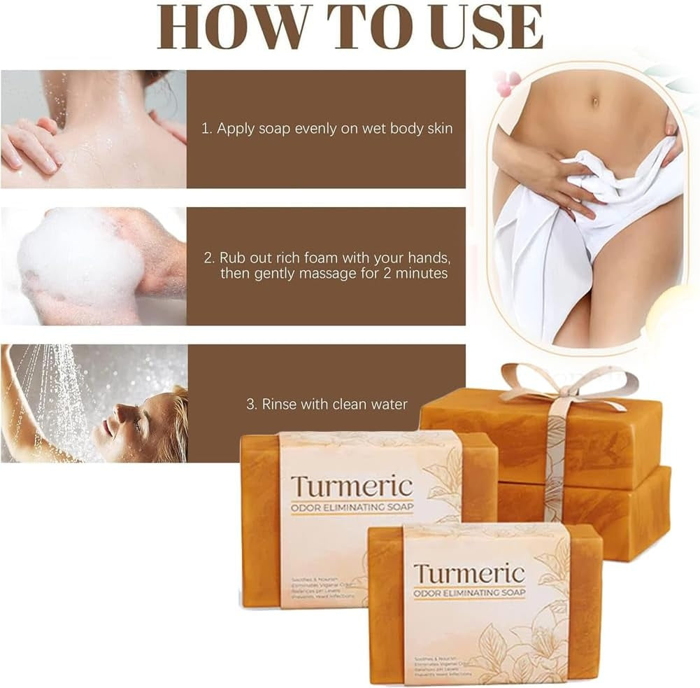 Turmeric Soap – Handmade Natural Cleansing Bar for Sensitive Skin
