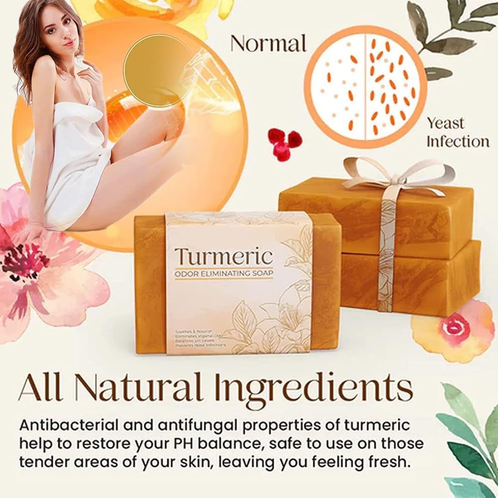 Turmeric Soap – Handmade Natural Cleansing Bar for Sensitive Skin