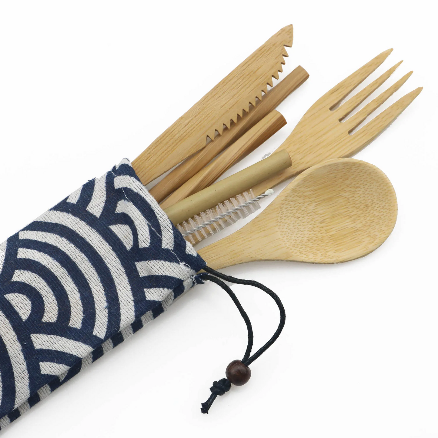Bamboo Cutlery Set – Eco-Friendly, Reusable, & Travel-Ready Sustainable Utensils