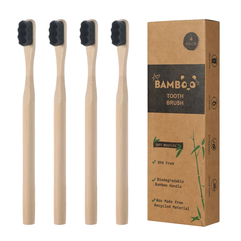 Eco-Friendly Bamboo Toothbrush | Biodegradable & BPA-Free | Soft Bristles